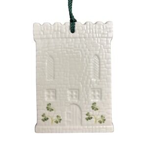 BELLEEK Donegal Castle Ireland Christmas Holiday Ornament